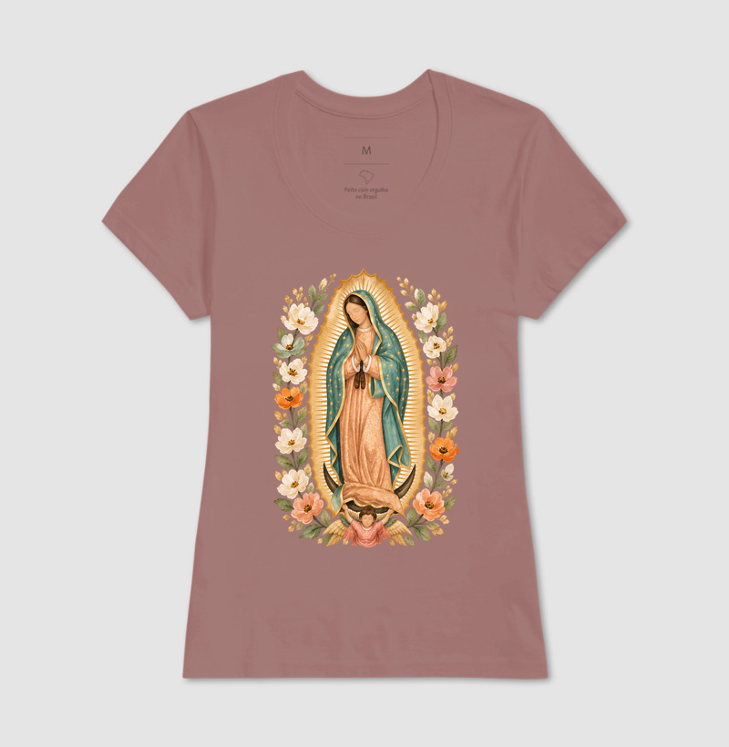 Nossa Senhora de Guadalupe com Flores - Imagem 11