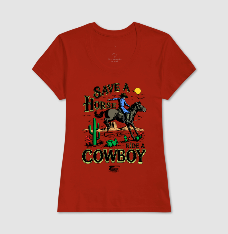 Save a Horse Ride a Cowboy Pólvora com Blush - Imagem 12