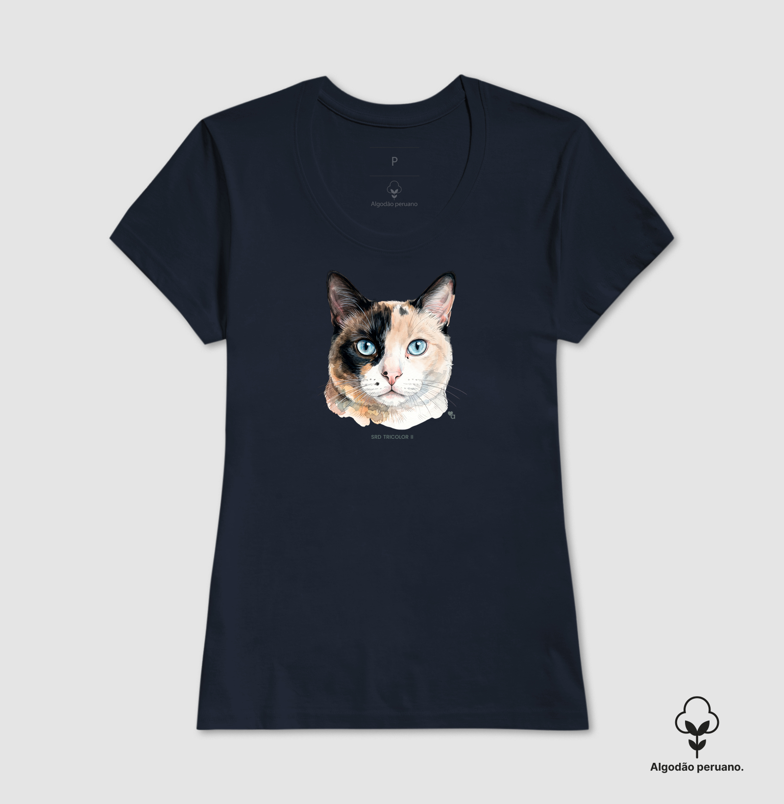 Gatos - SRD Tricolor II - Algodão Peruano - Imagem 8
