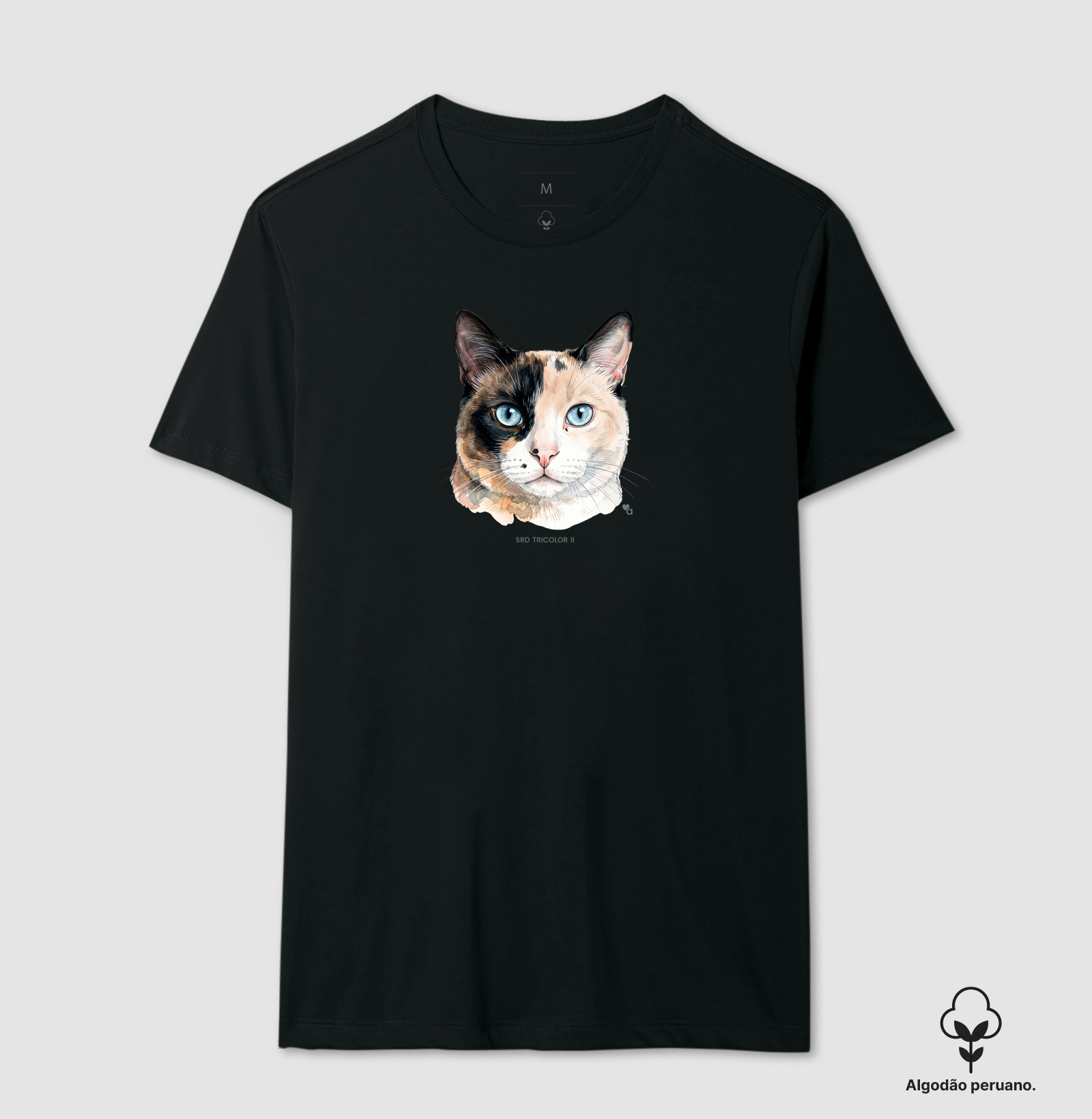Gatos - SRD Tricolor II - Algodão Peruano - Imagem 4