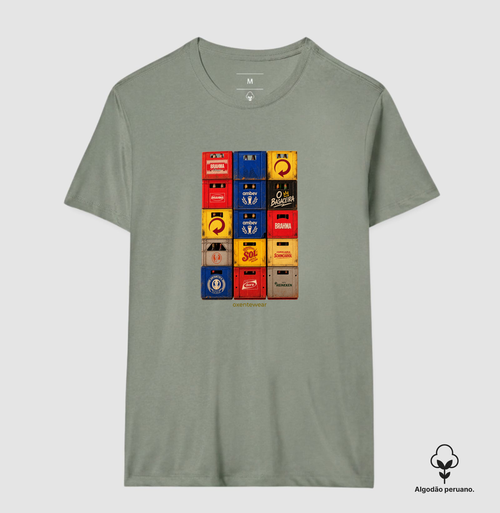 Camiseta Caixas de Cerveja ( O bagaceira )  OxenteWear - Imagem 7