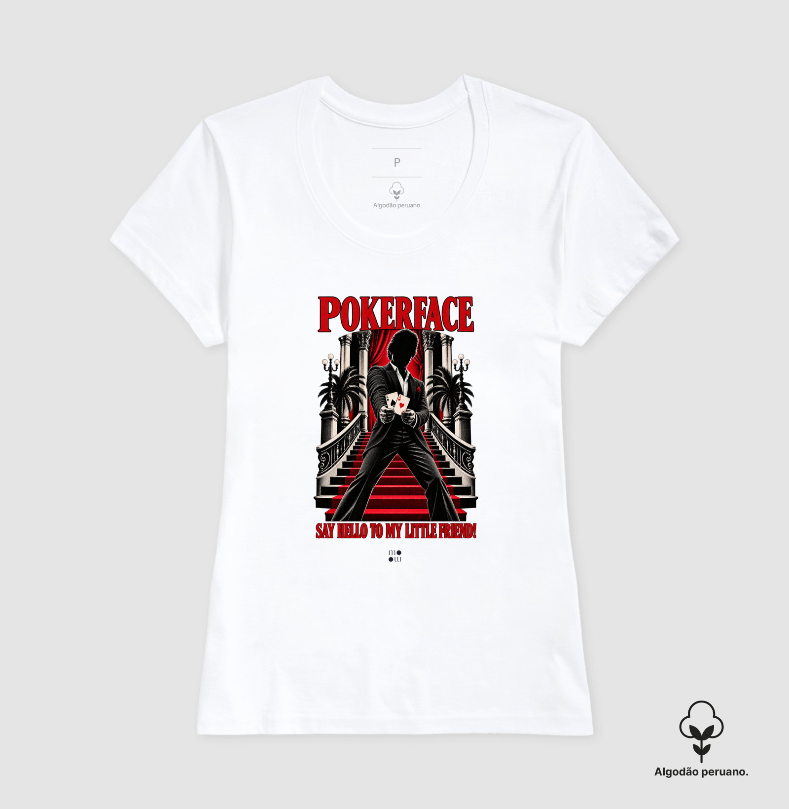 Pokerface Algodão Peruano - Imagem 2