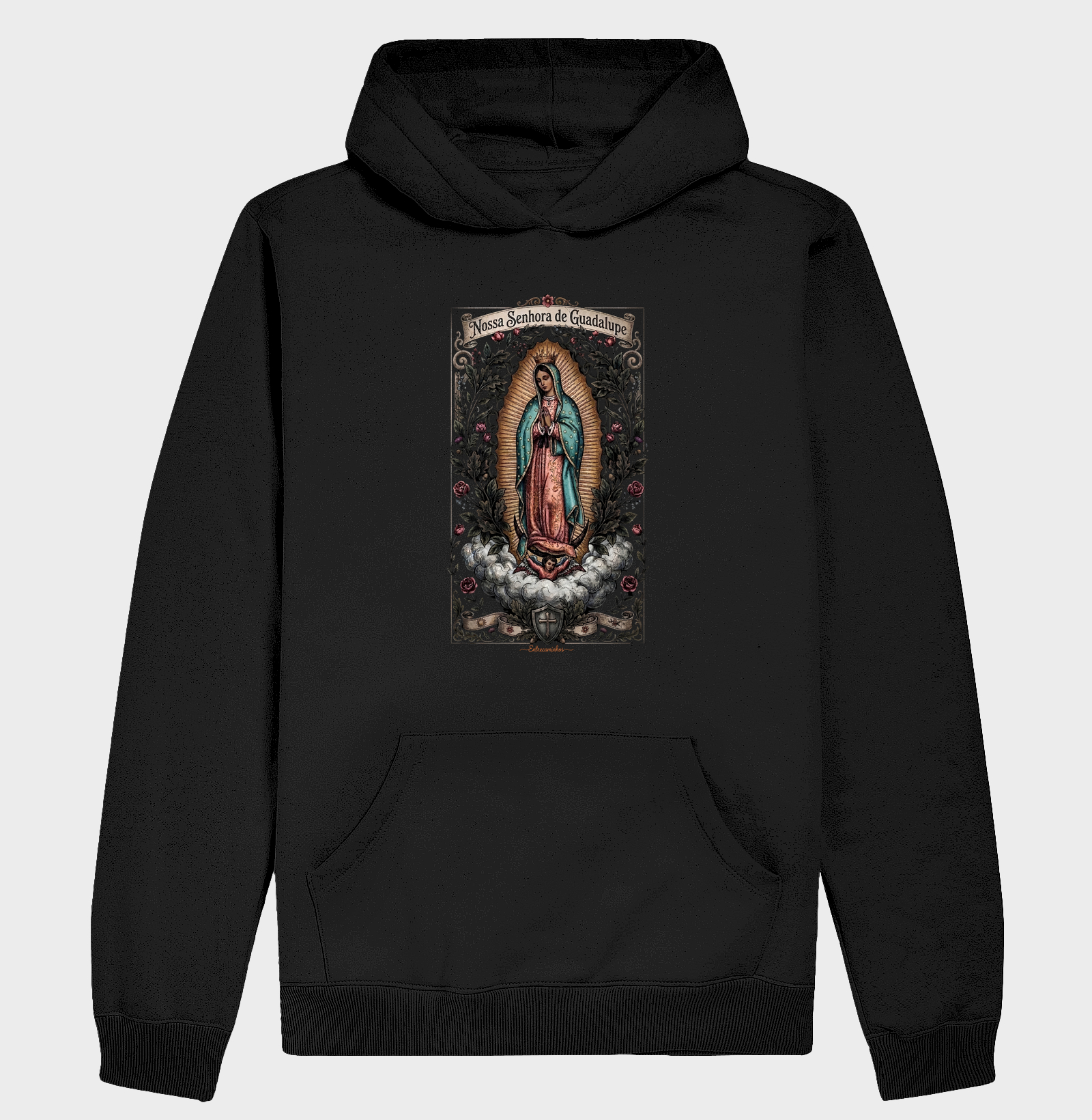 Camiseta Nossa Senhora de Guadalupe (Arte Sacra Vintage Ilustrada) - Imagem 2