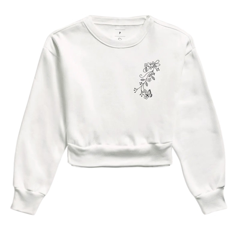 Camiseta Borboleta em Flor - Imagem 3