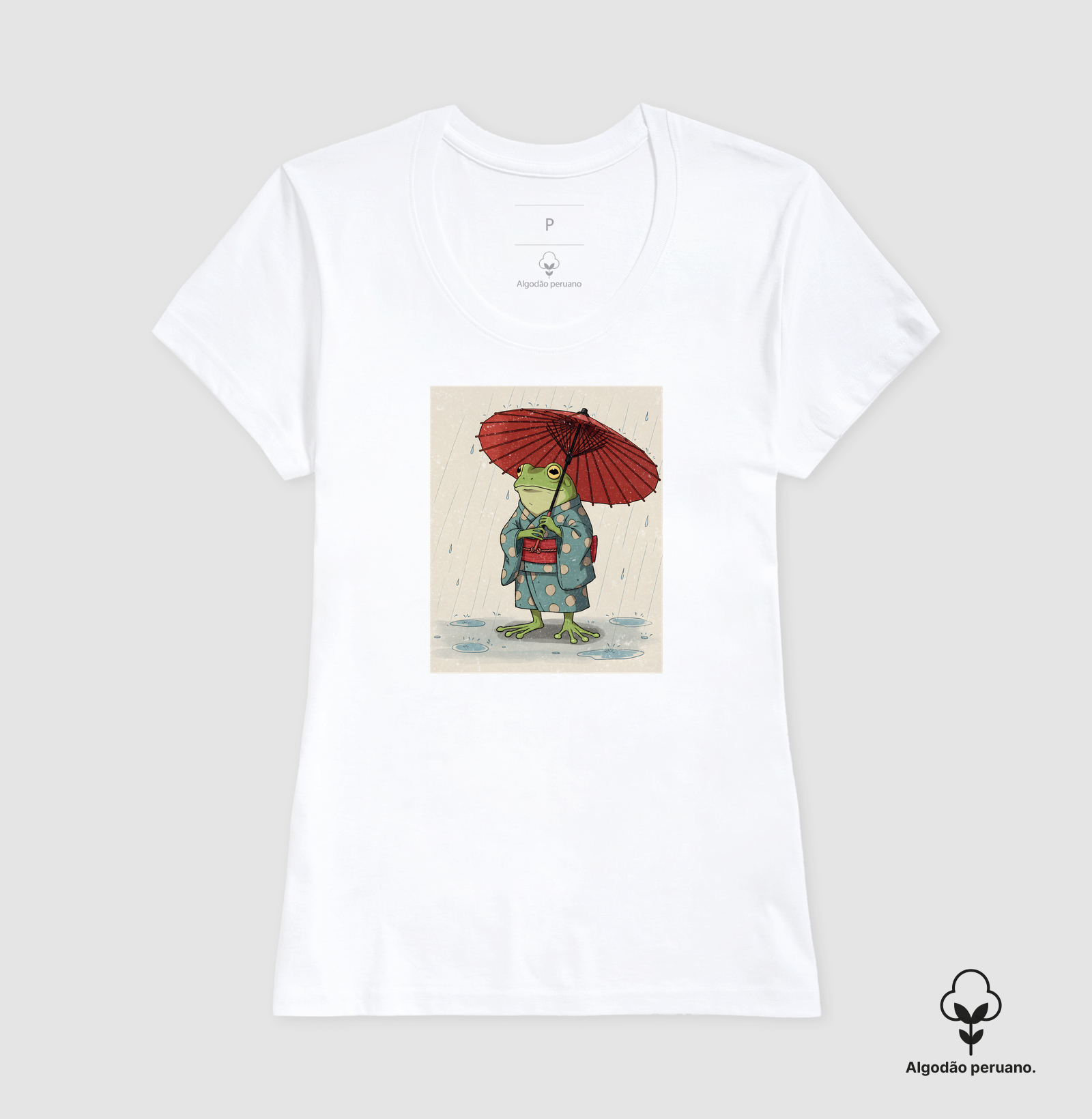 Camiseta Algodão Peruano Ame Kaeru - Imagem 6