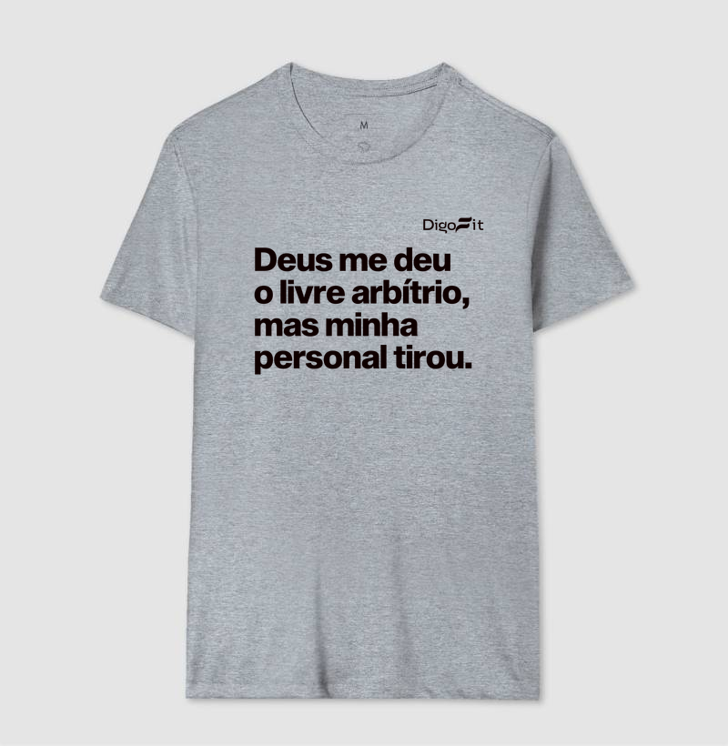 CAMISETA ACADEMIA MINHA PERSONAL TIROU MEU LIVRE ARBÍTRIO - Imagem 8