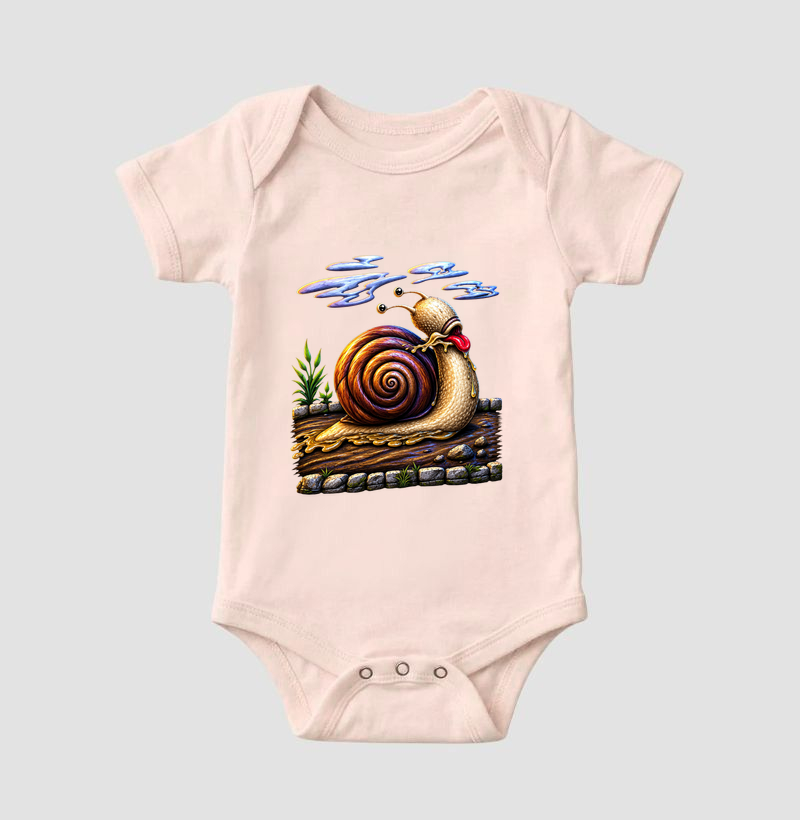 Body Infantil Caracol 3D - Imagem 8