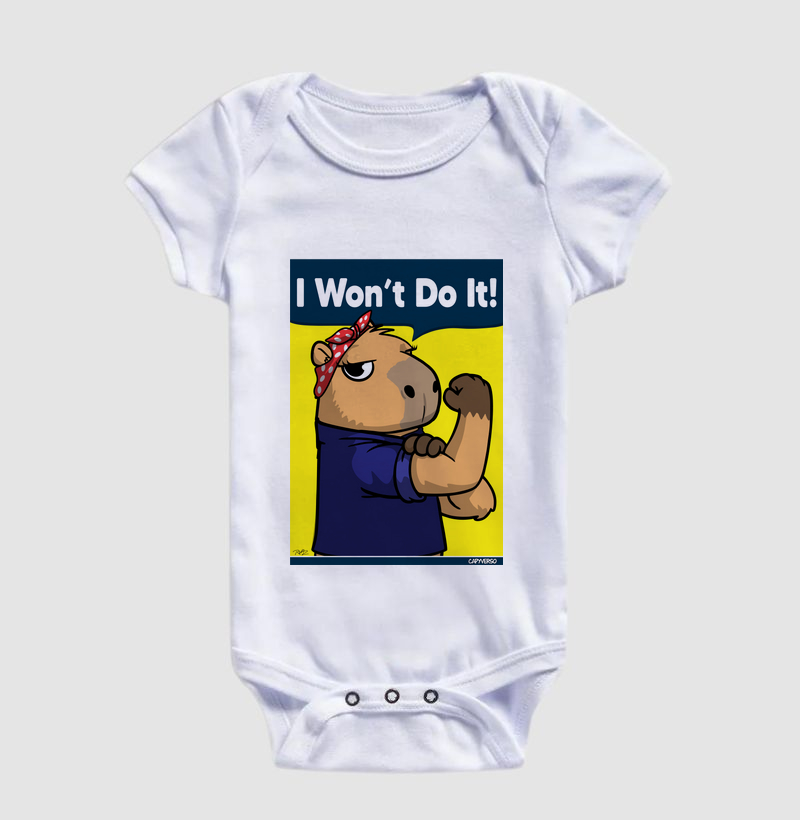 Camiseta Capivara I won’t do it! - Imagem 3