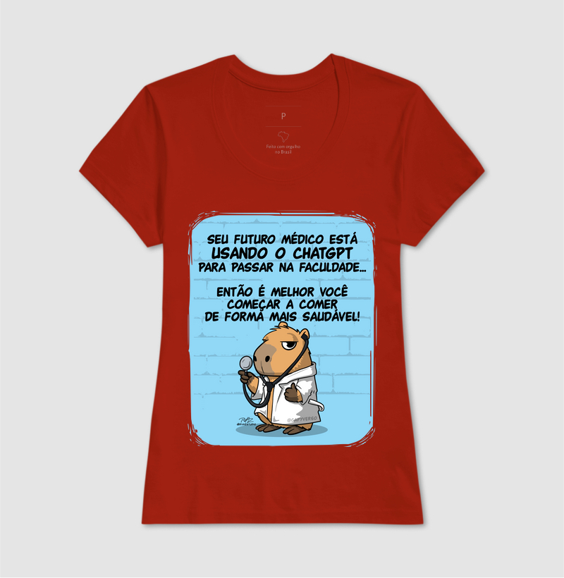 Camiseta Capivara Médico - Imagem 11