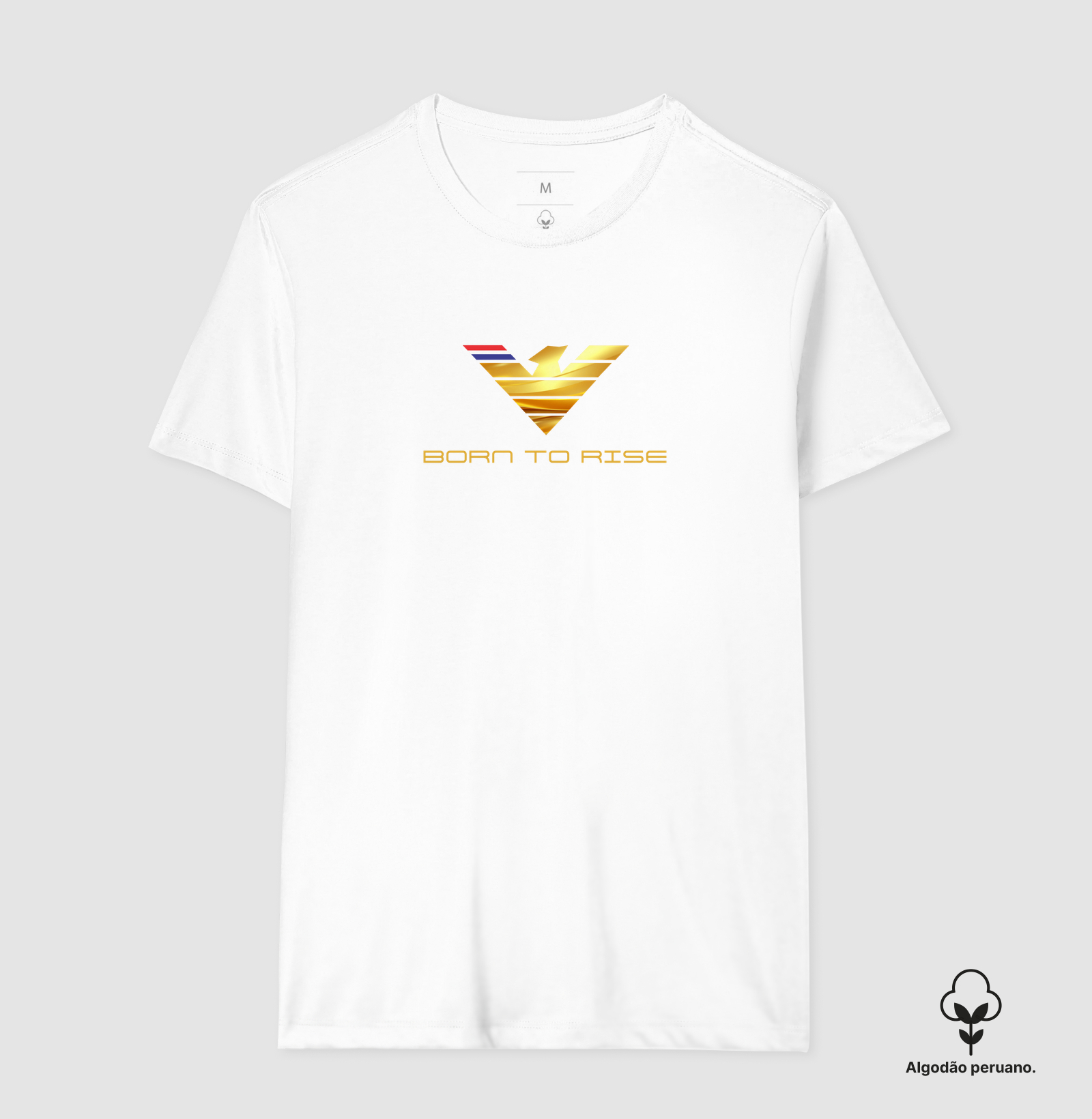 👑🦅 BORN TO RISE | A Grandeza de Quem Nasceu para Conquistar A estampa Born to Rise é uma verdadeira obra de arte que transmite poder, excelência e liderança. Com uma águia majestosa em dourado reluzente, símbolo universal de visão, liberdade e força, esta criação representa aqueles que não se contentam com o comum e estão sempre em busca de voos mais altos. - Imagem 5