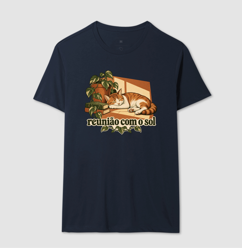 Camiseta Gato Sol "reunião com o sol" | Pelo & Pano - Imagem 6