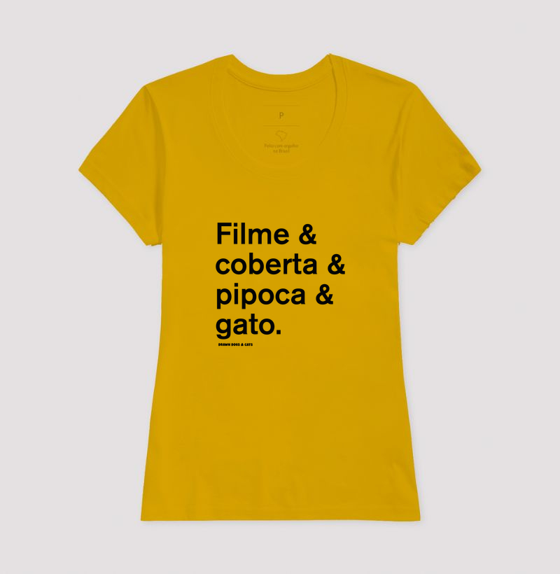 Filme & coberta &pipoca & gato - Imagem 16