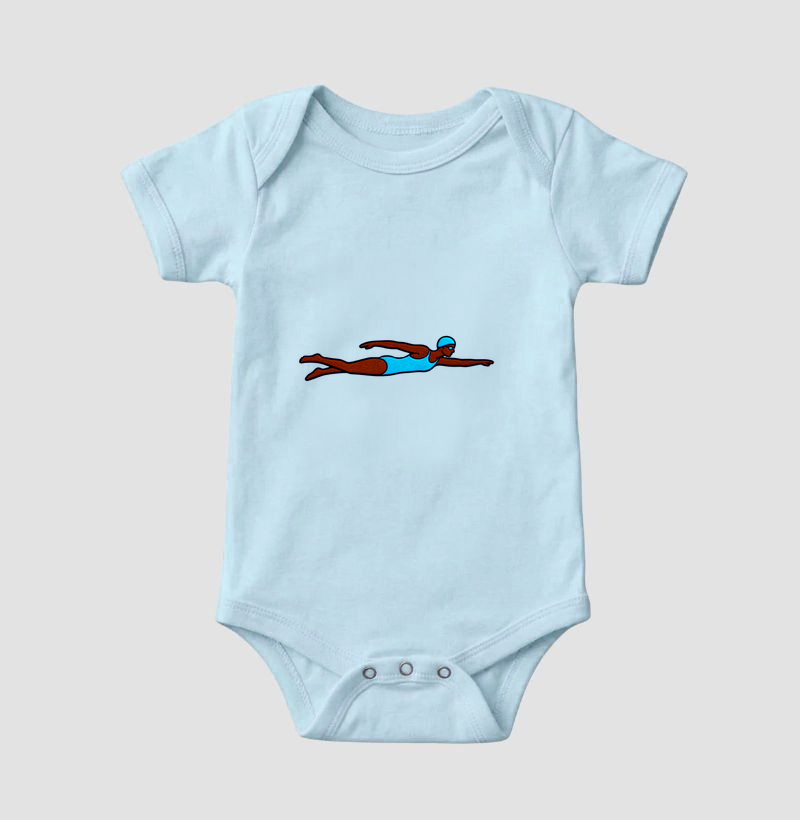 Body Infantil Natação - Nadadora Crawl (2) - Imagem 4