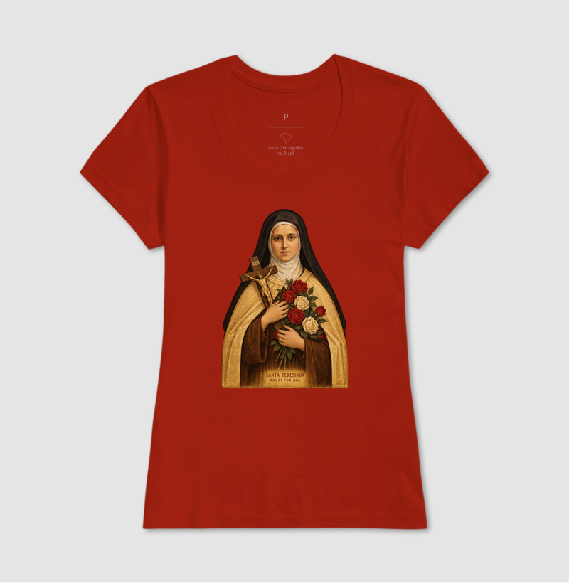 Camiseta Santa Teresinha Rogai por Nós - Imagem 9