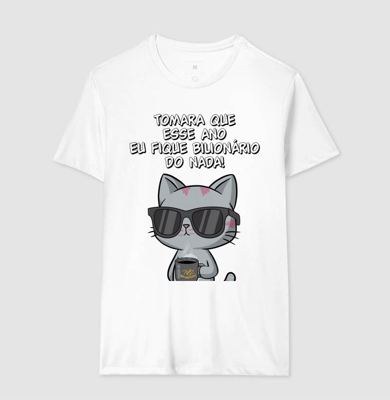 Camiseta Gato Sincero Bilionário - Imagem 4