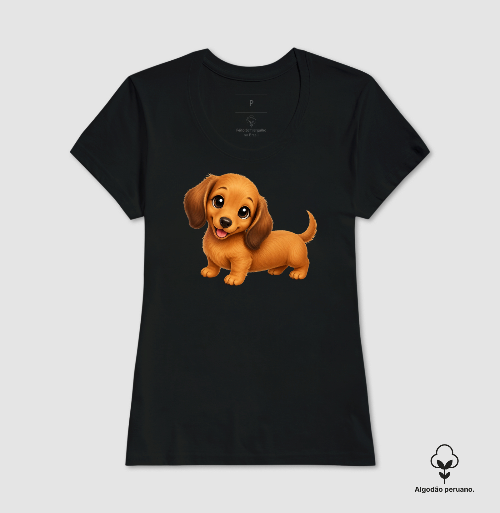 Dachshund Marrom - Desenho Animado - Imagem 5