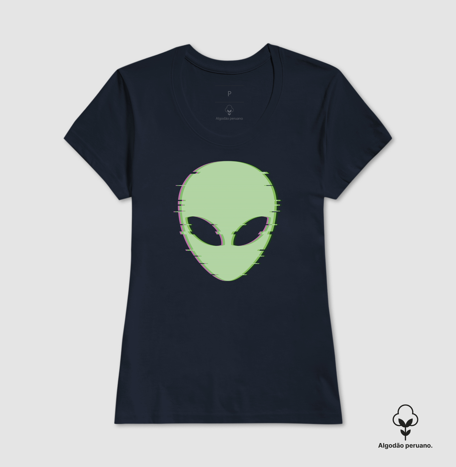 Camiseta Algodão Peruano Transmissão Alienígena - Imagem 5