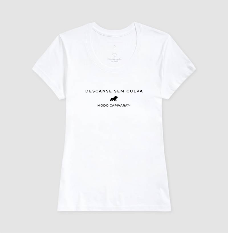 DESCANSE SEM CULPA — Modo Capivara - Camiseta - Imagem 7