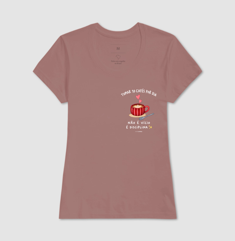 Camiseta 10 Cafés por Dia (estampa P) - Imagem 15