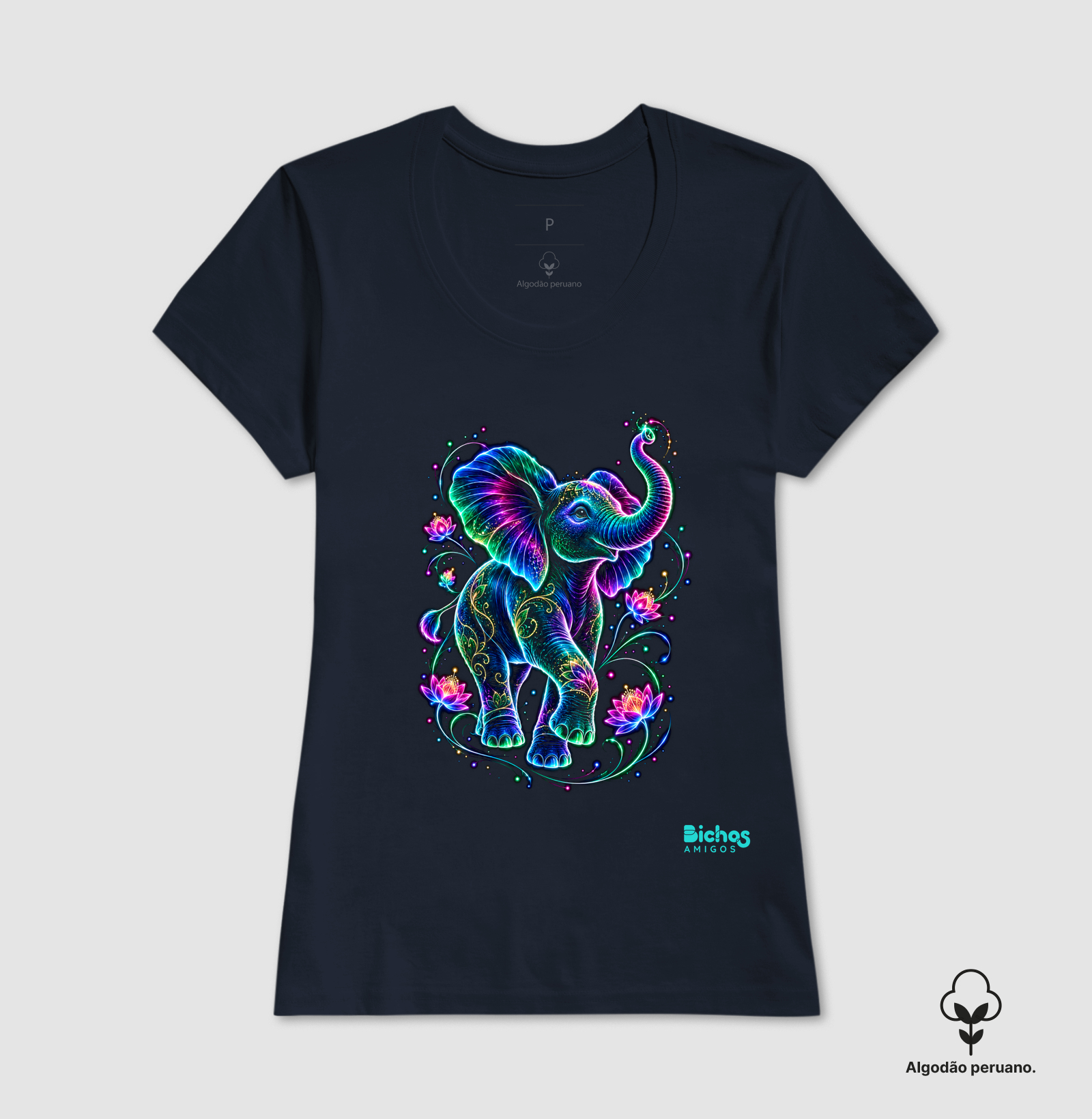 Elefante e lótus - Imagem 4
