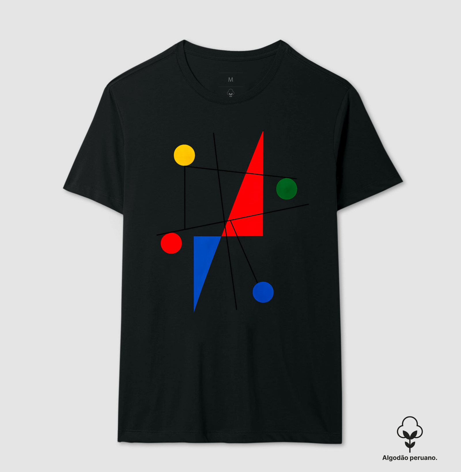 Camiseta Sophie Taeuber-Arp Untitled 1932 Algodão Peruano Tanguis - Imagem 6
