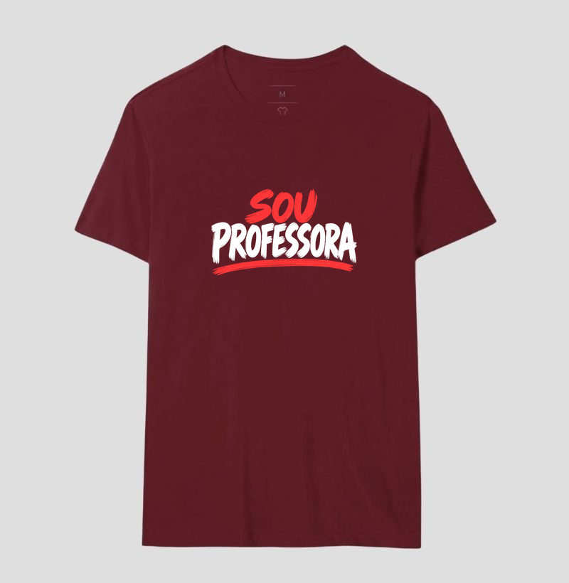 Camiseta Sou Professora - Letras Brancas - Imagem 15