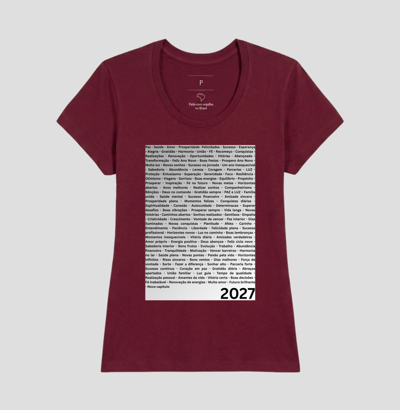 Camiseta Desejos para 2027 – Palavras da Virada - Imagem 16