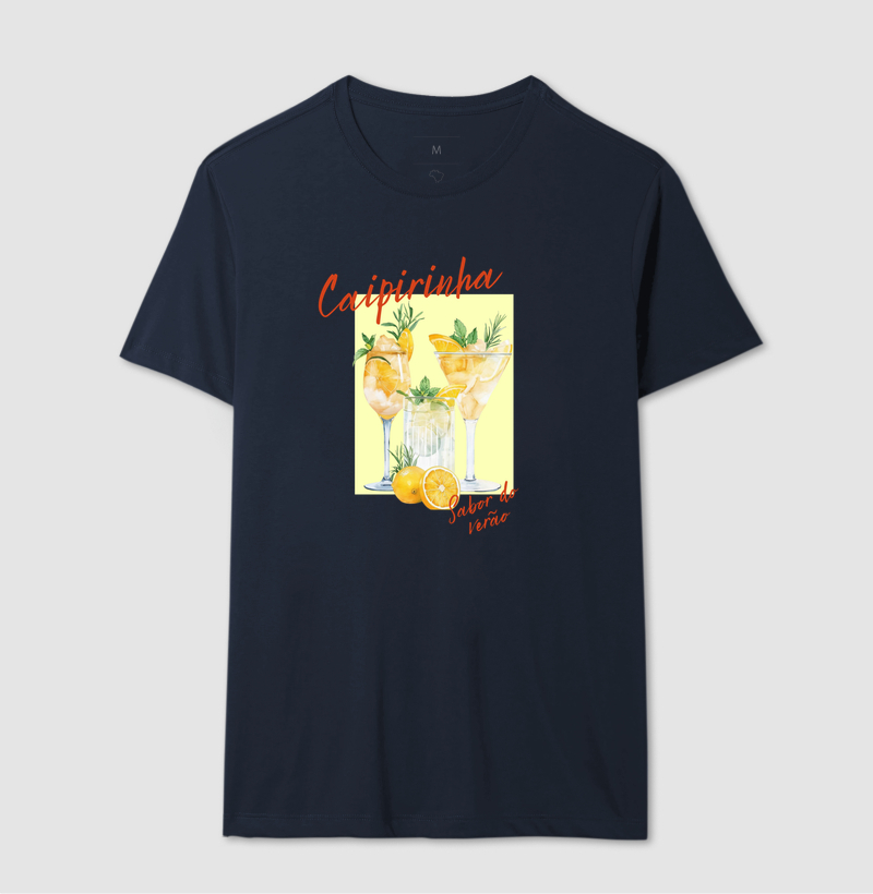 Camiseta Algodão Premium Caipirinha – Sabor do Verão - Imagem 6