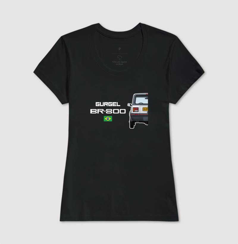 Camiseta Gurgel BR-800 II | Escura | AMMAR - Imagem 3