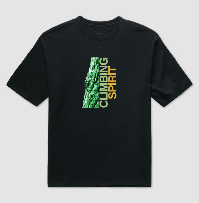 Camiseta Oversized Falésia & Magnésio | Climbing Spirit - Imagem 3