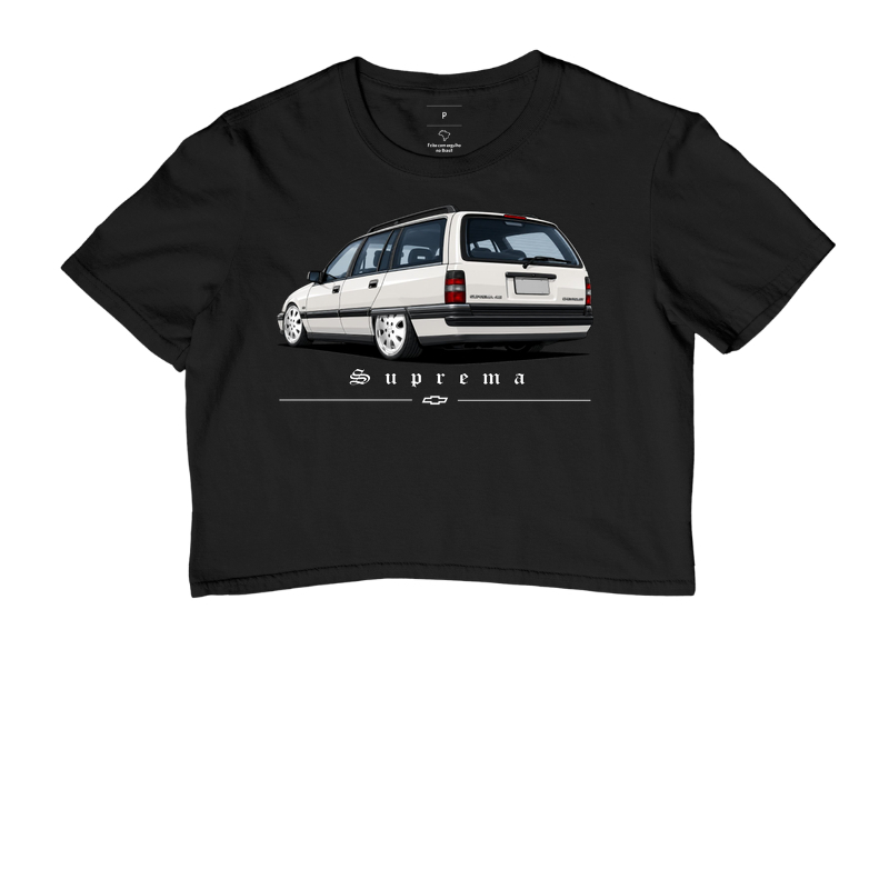 Camiseta cropped feminina Ômega Suprema - Imagem 5