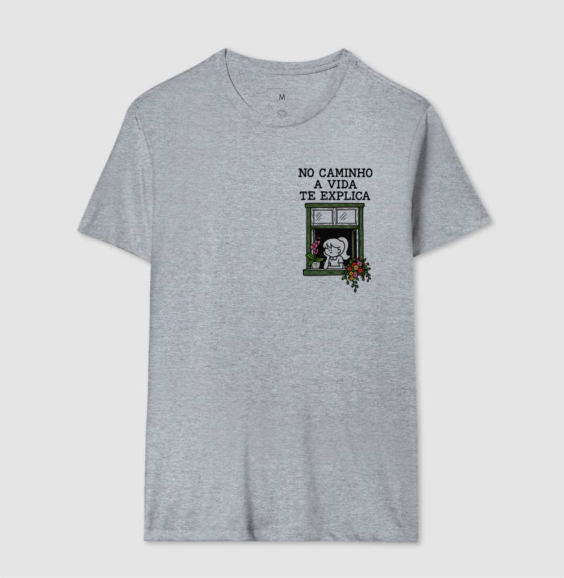Camiseta No Caminho a Vida Te Explica (estampa P) - Imagem 8