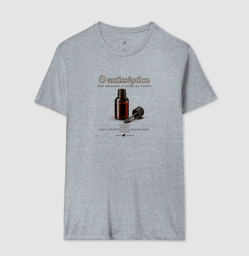 O ANTISSÉPTICO QUE SEPARAVA O CORPO DA ALMA - Modo capivara - Camiseta - Imagem 10