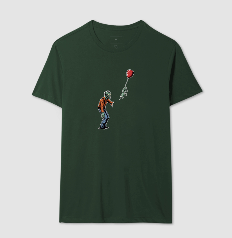 Camiseta Balão de Coração Zumbi - Imagem 12