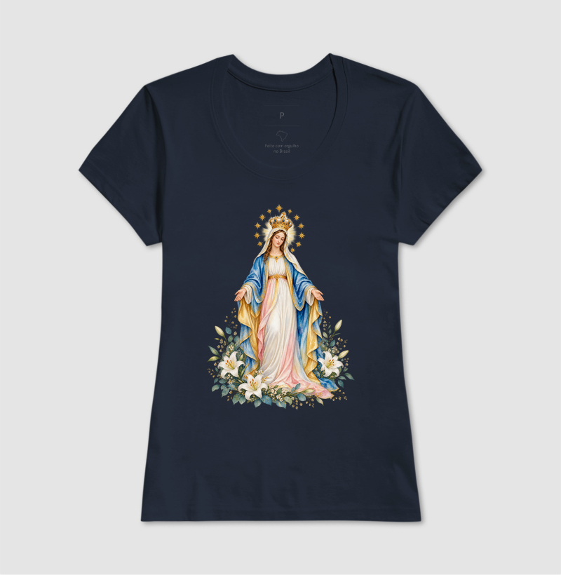 Nossa Senhora Rainha — Aquarela Botânica Régia - Imagem 5