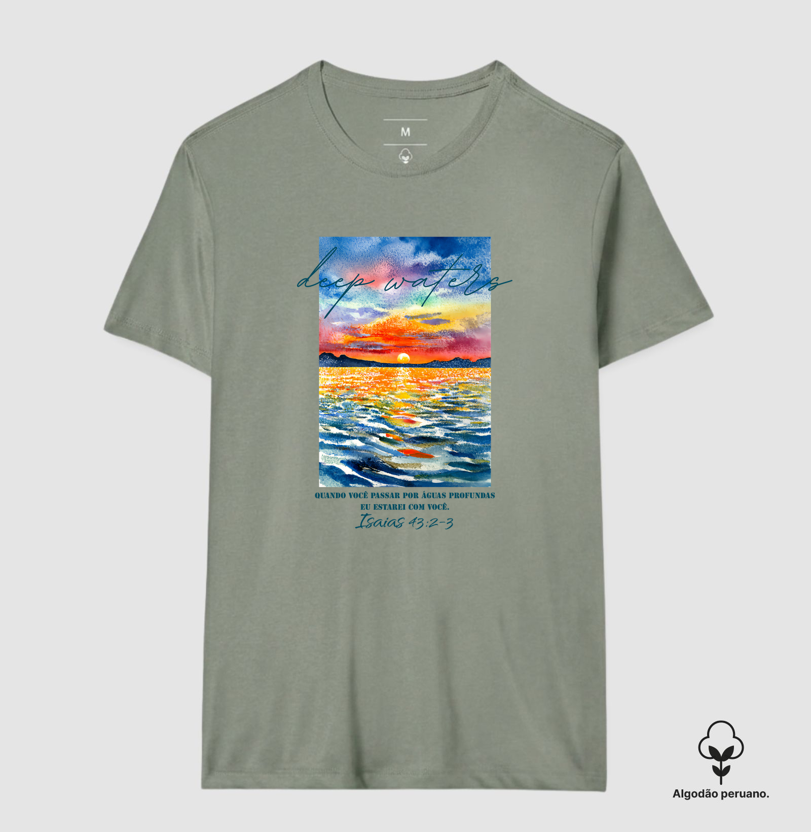 Camiseta Algodão Peruano Deep Waters - Imagem 4