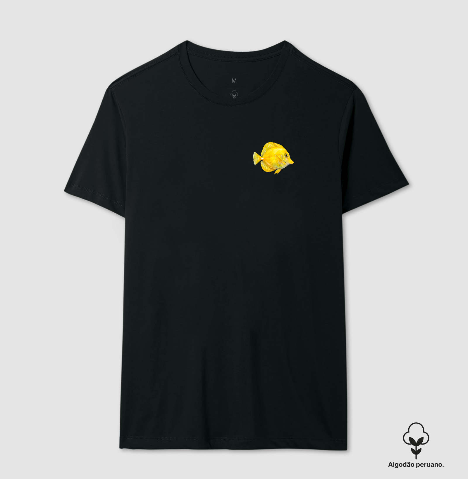 Peixes - Mini - Cirurgião-amarelo - Algodão Peruano - Imagem 5