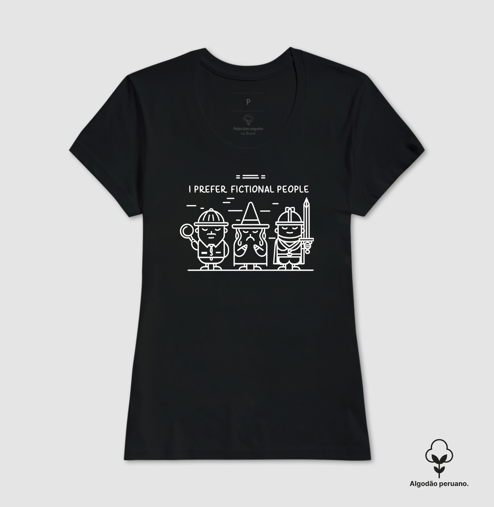 Camiseta Algodão Peruano Fugitivo da Realidade - Imagem 2