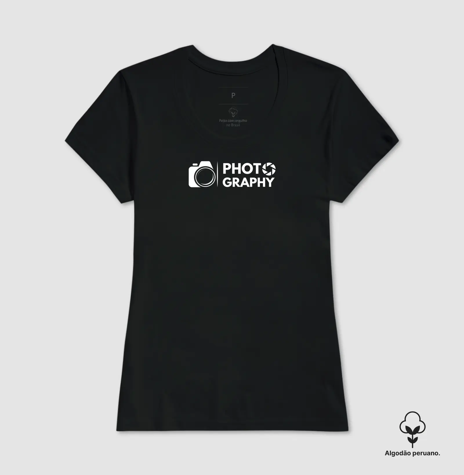Camiseta Premium algodão Peruano, photo graphy - Imagem 2