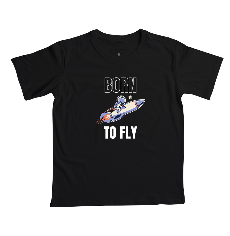 Camiseta Infantil Born To Fly - Imagem 2