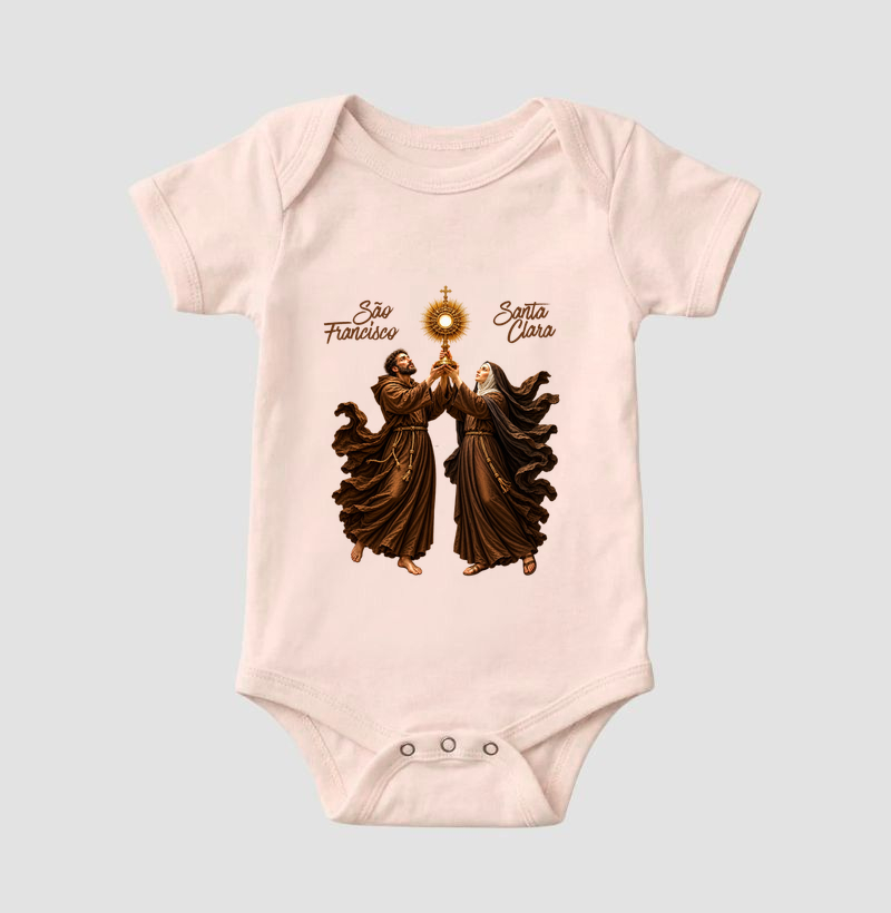 Body Infantil São Francisco e Santa Clara de Assis - Adoradores do Santíssimo - Imagem 5