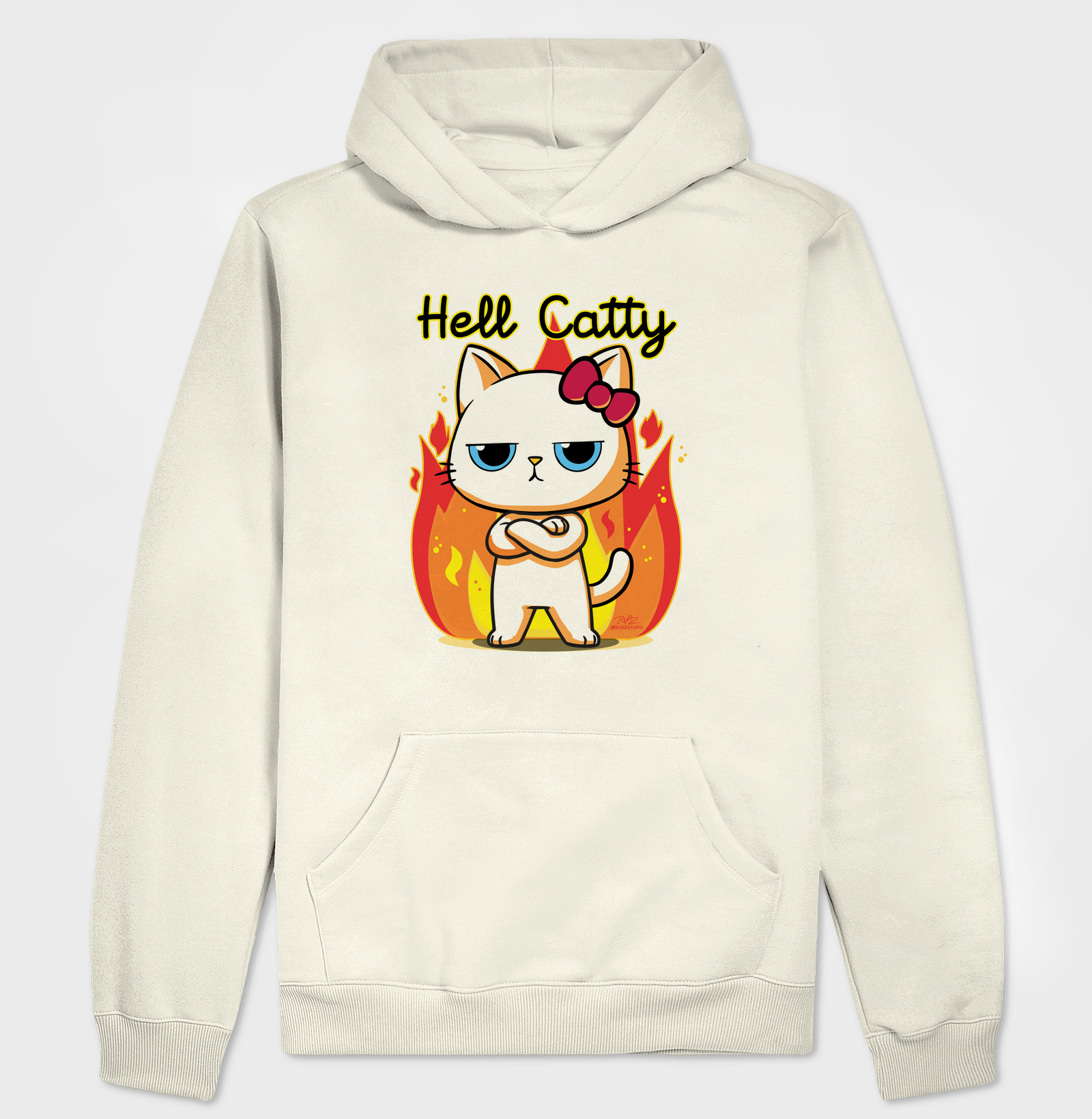 Camiseta Gato Sincero Hell Catty - Imagem 3