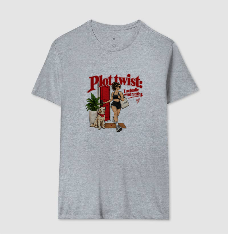 Camiseta Corrida - Plot Twist: I Actually Went Running - Imagem 8