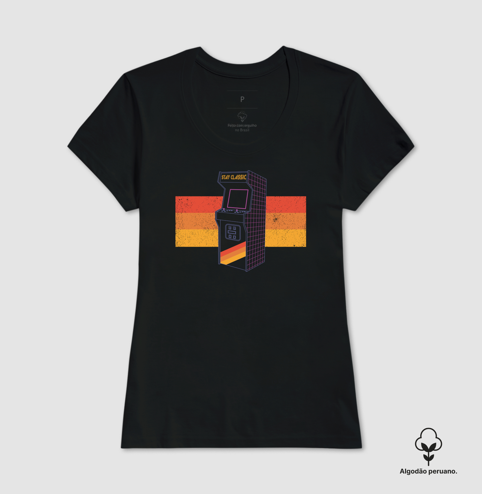 Camiseta Algodão Peruano Continue Clássico - Imagem 3