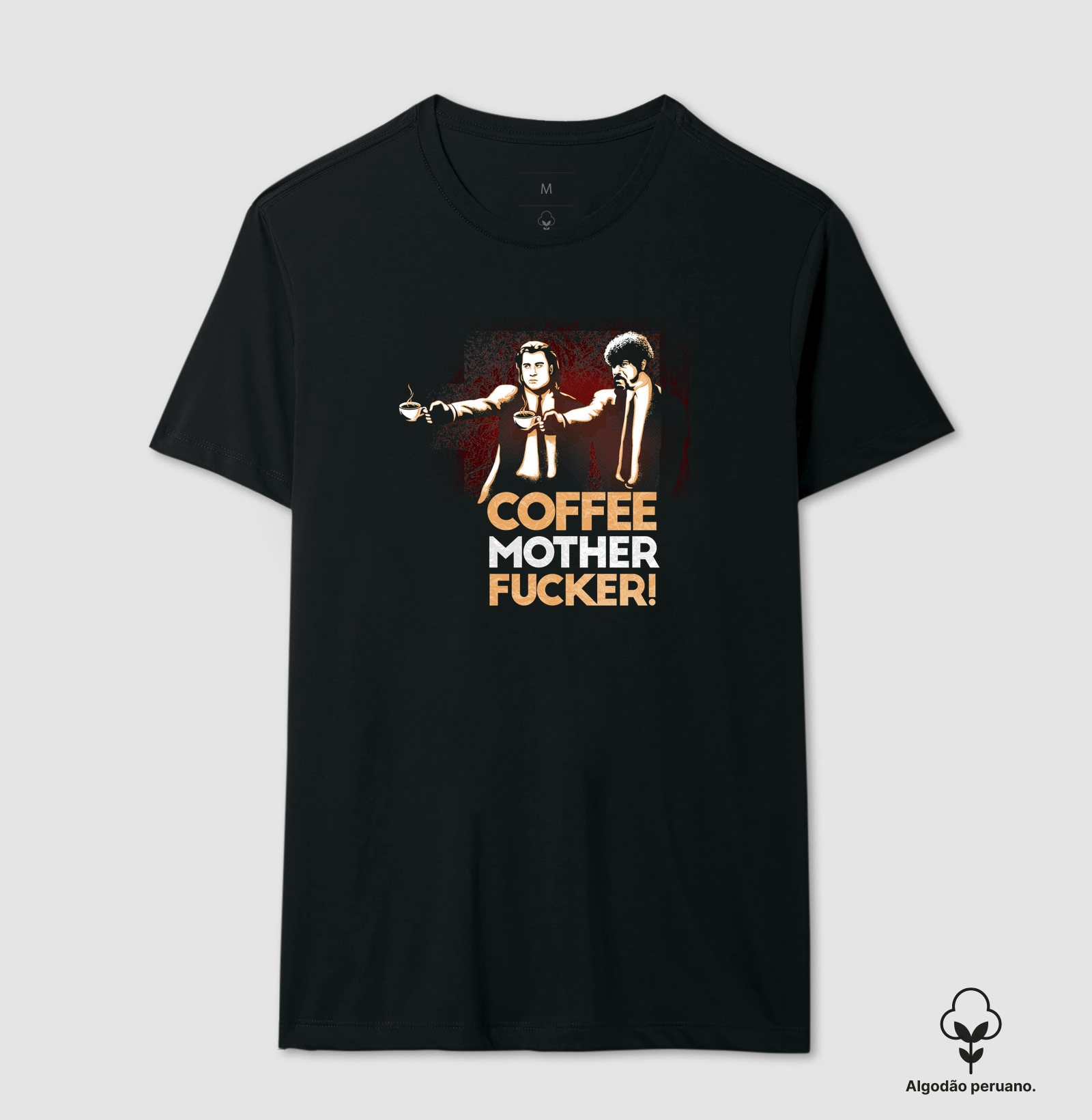 Camiseta Algodão Peruano Eu quero Café! - Imagem 2