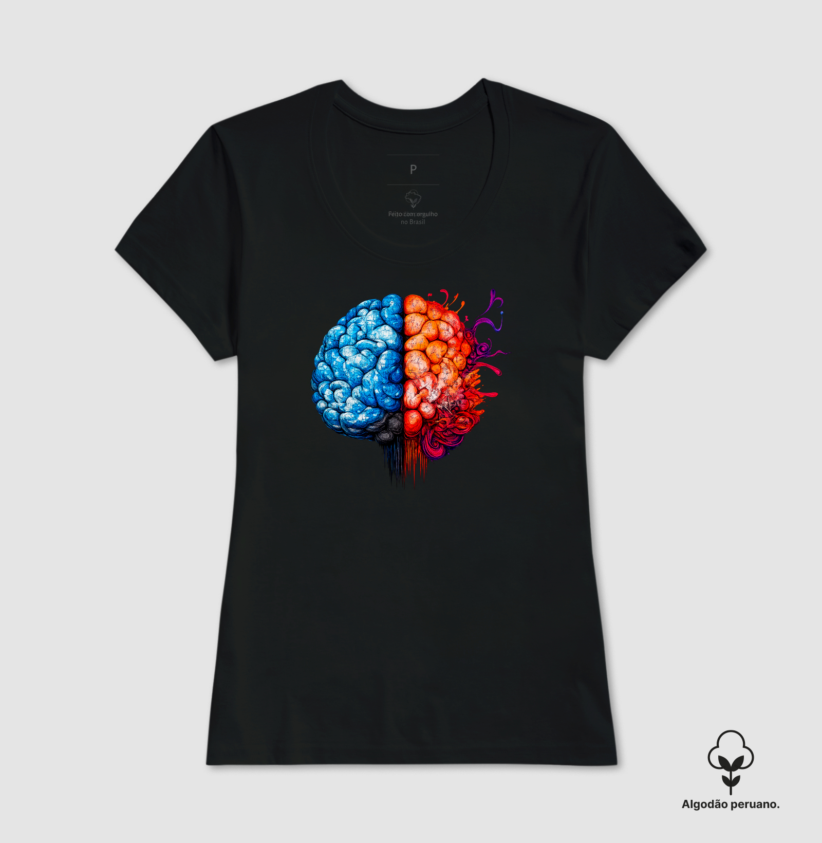 Camiseta - "2 Brains" - Imagem 5