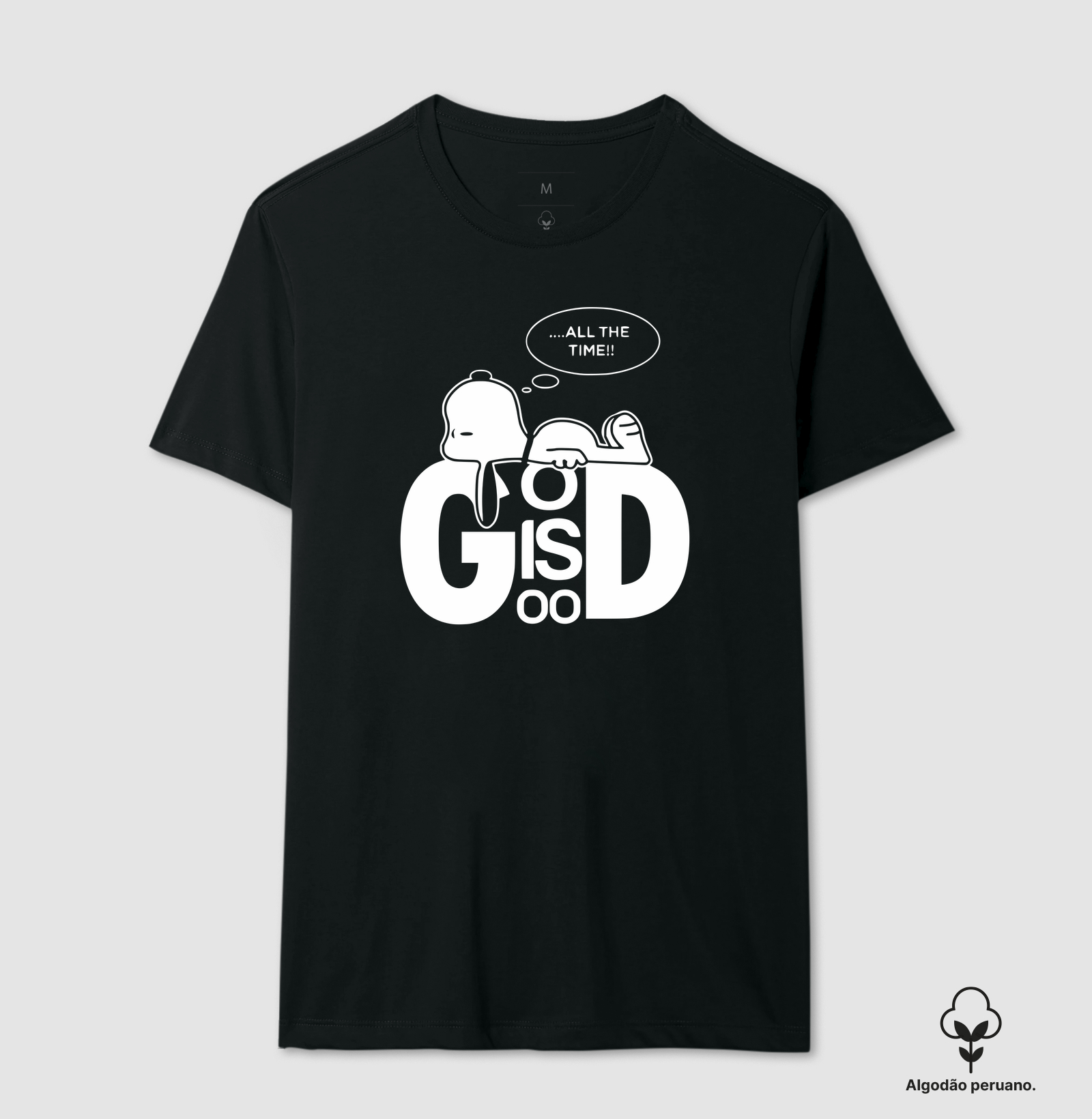 Camiseta Masc. Algodão Peruano God is Good - Imagem 2