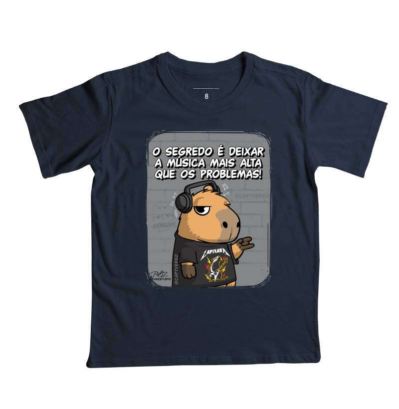 Camiseta Capivara Música - Imagem 6