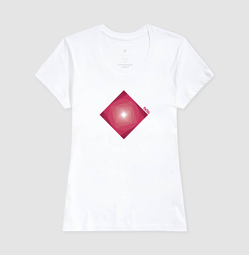 T-SHIRT "INFINITA FANTASIA" / MAGENTA MINIMAL
