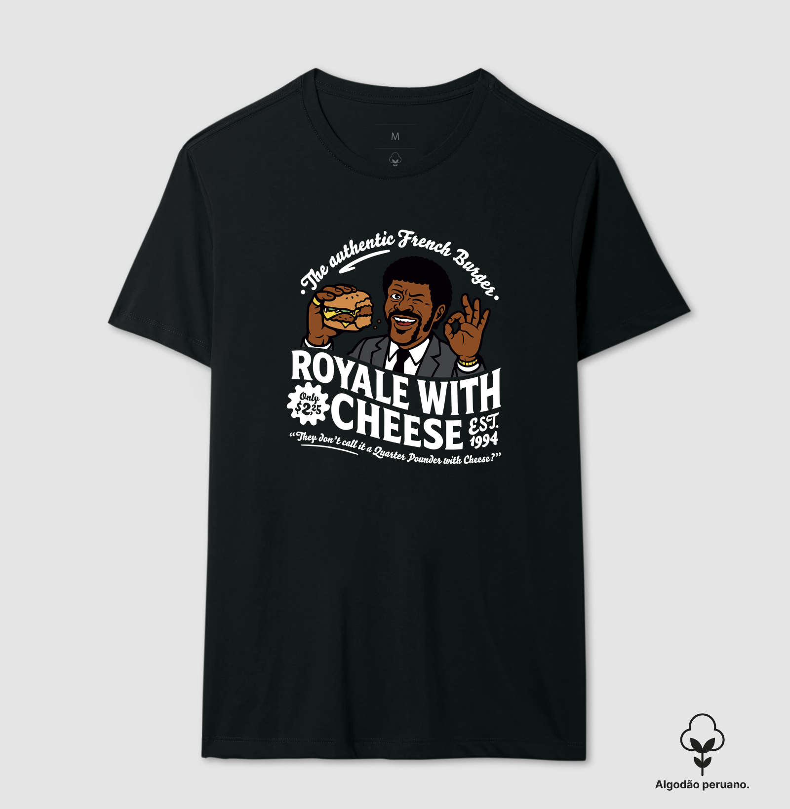 Camiseta Algodão Peruano Royale With Cheese - Imagem 2